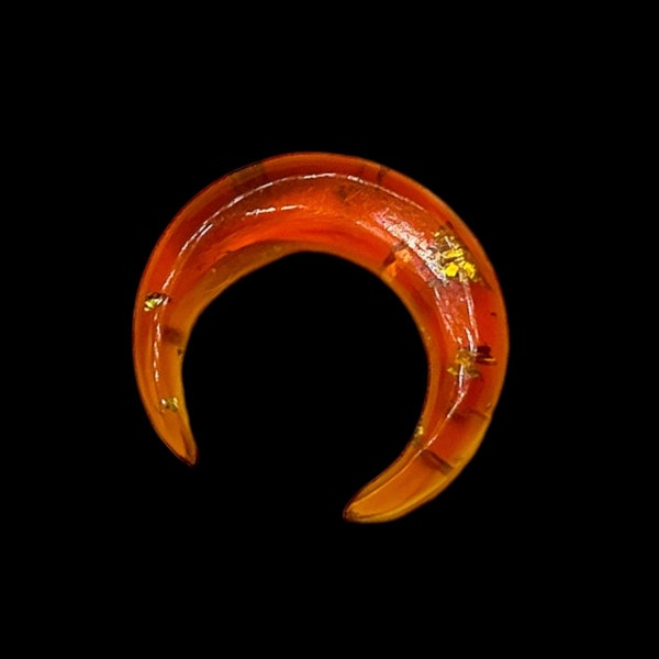 AMBER septum Ring,Organic Stone Pinchers, Septum Tusk,size :- (12g to 00g) Custum size your Needs,choice Wholesale available