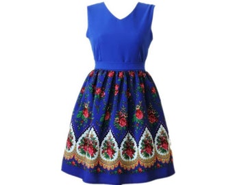 Russische Folklore Kleid Etsy