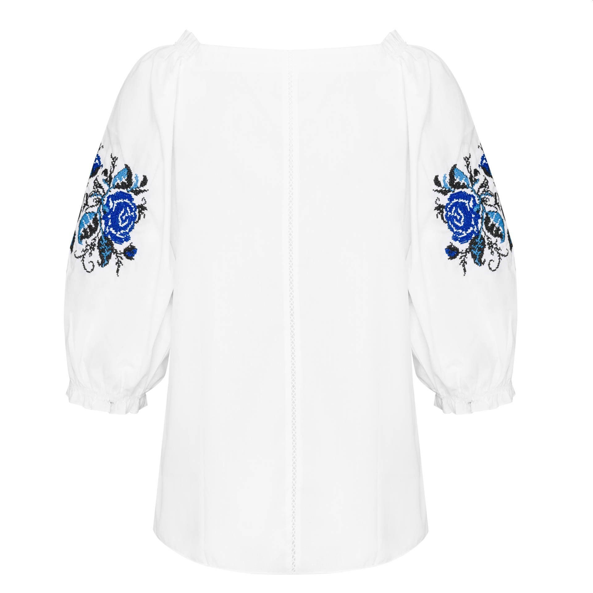 Polish folk embroidery blouse highlander blouse Ukrainian Etsy