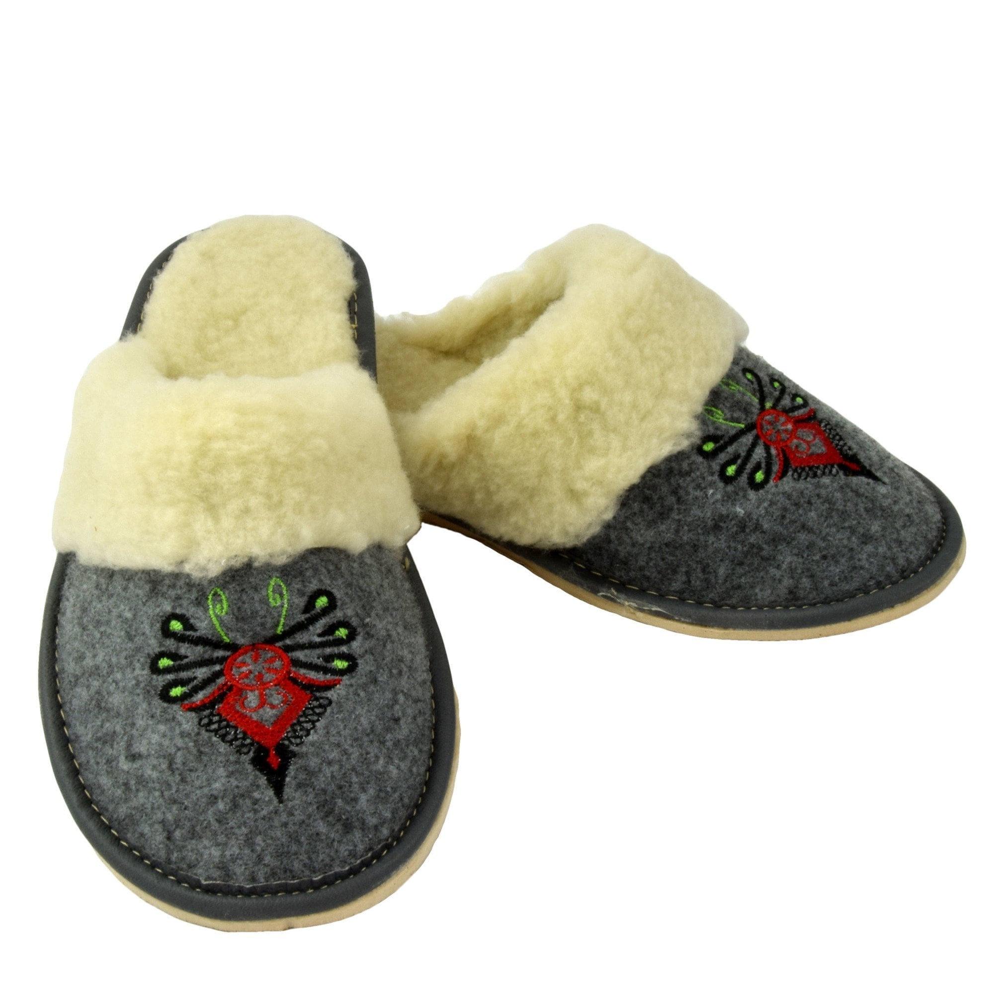 lambswool slippers