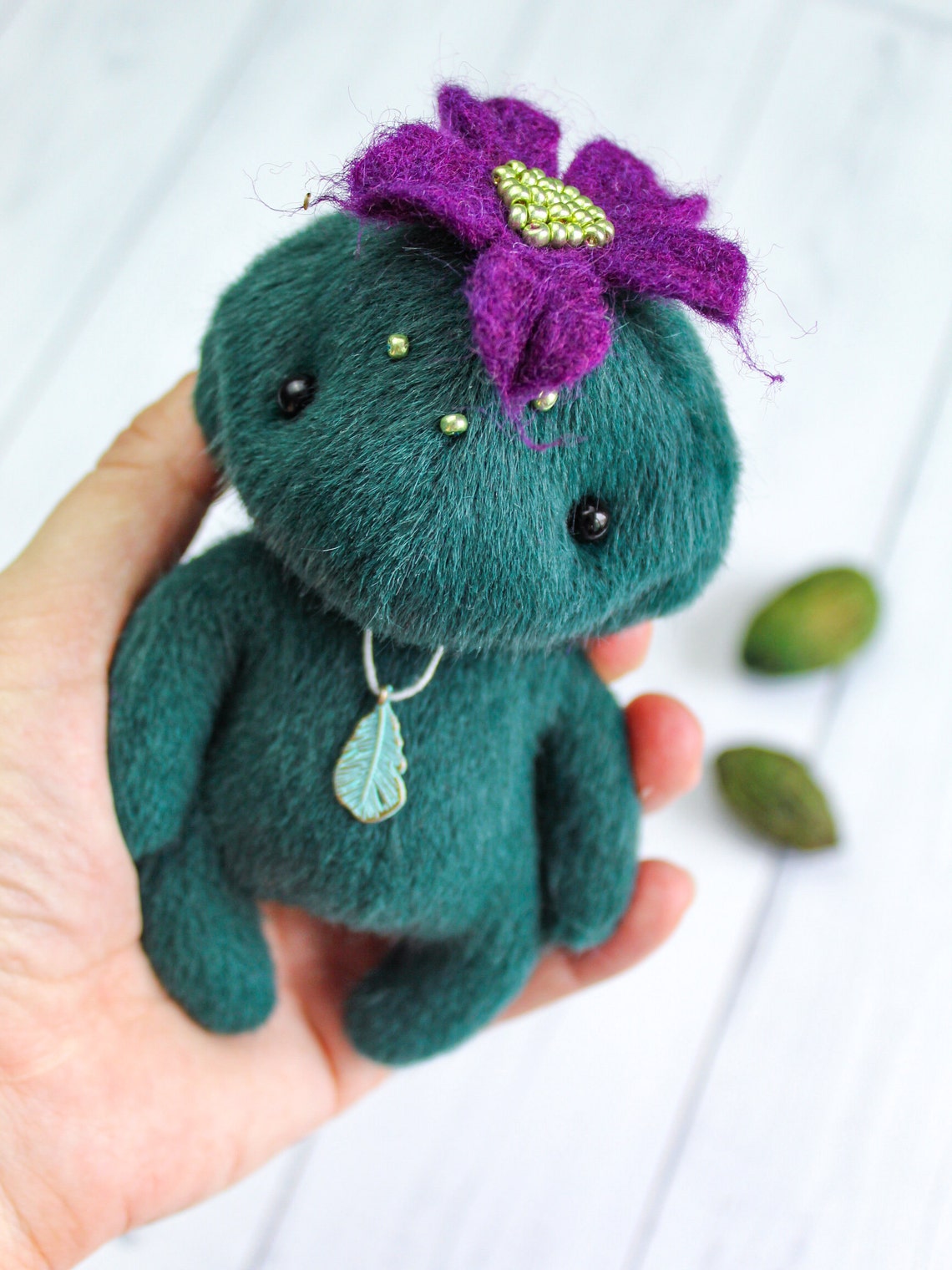 Fluffy and puffy pet Artist doll Fantasy toy Unique gift Eco | Etsy