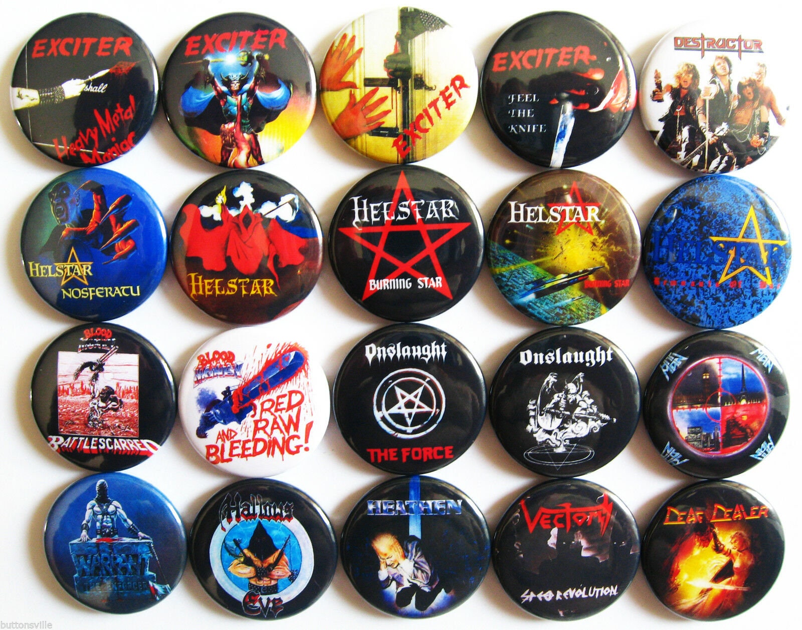 スラッシュメタル　パッチセット Speed metal patch - Etsy 日本