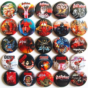 SODOM DESTRUCTION German Thrash Metal Pin Button Badges Pinback Pins Lot of 25