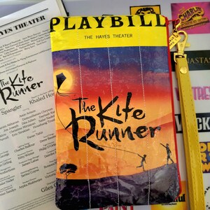 The Kite Runner on Broadway Repurposed Playbill Wristlet