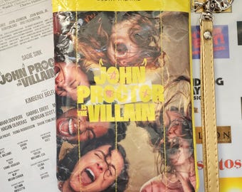 John Proctor Playbill Wristlet Pouch: Broadway Gift, Repurposed Design