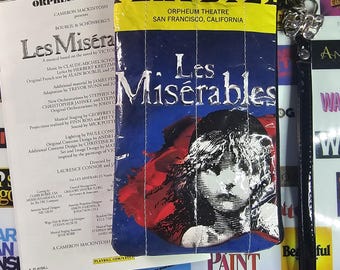 Les Miserables on Broadway Repurposed Playbill Wristlet
