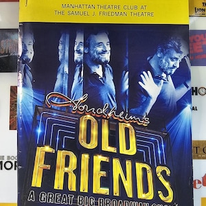 Sondheim Old Friends Great Broadway Show on Broadway Playbill Re-purpose Pouch Wristlet/Play Holiday gifts, Birthday or Cast party favor.