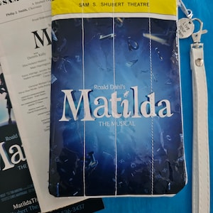 Matilda The Musical Repurposed Playbill Wristlet