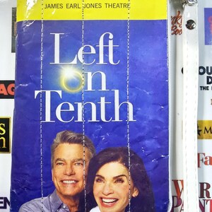 Left on Tenth Broadway Musical Play  Repurposed Playbill Wristlet . Cast/Director party favor gift, New York City Shows.