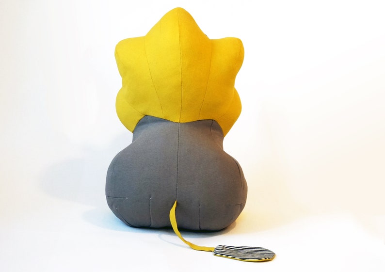 PDF sewing pattern and tutorial Lion soft toy
