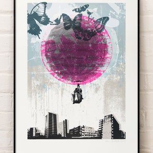 Escape Neon — 6 layer limited edition hand-pulled silkscreen print