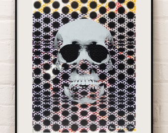 Skull — 10 layer limited edition hand-pulled silkscreen print