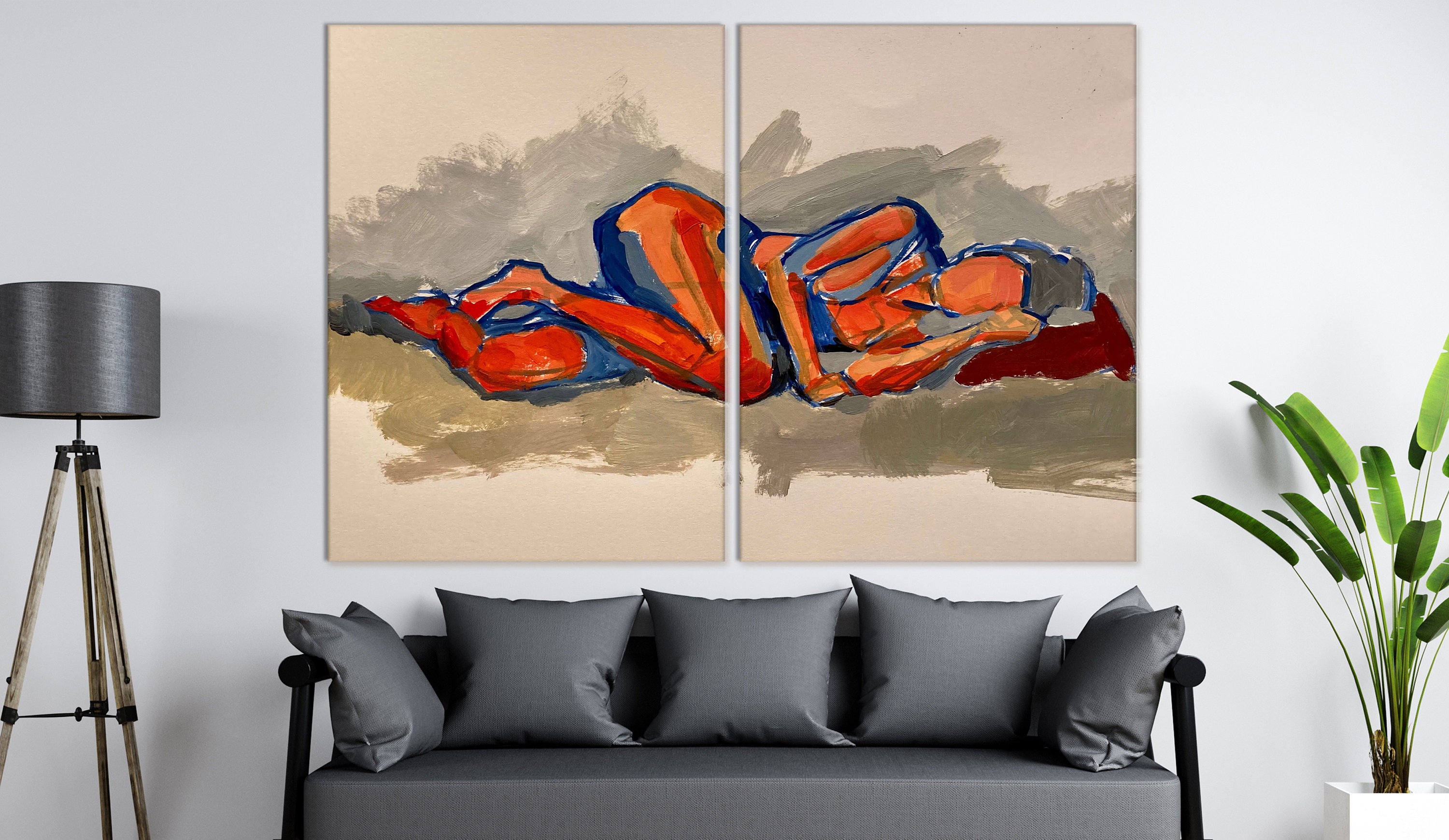 Stunning Nude Woman Art Poster - 4s0g3lz