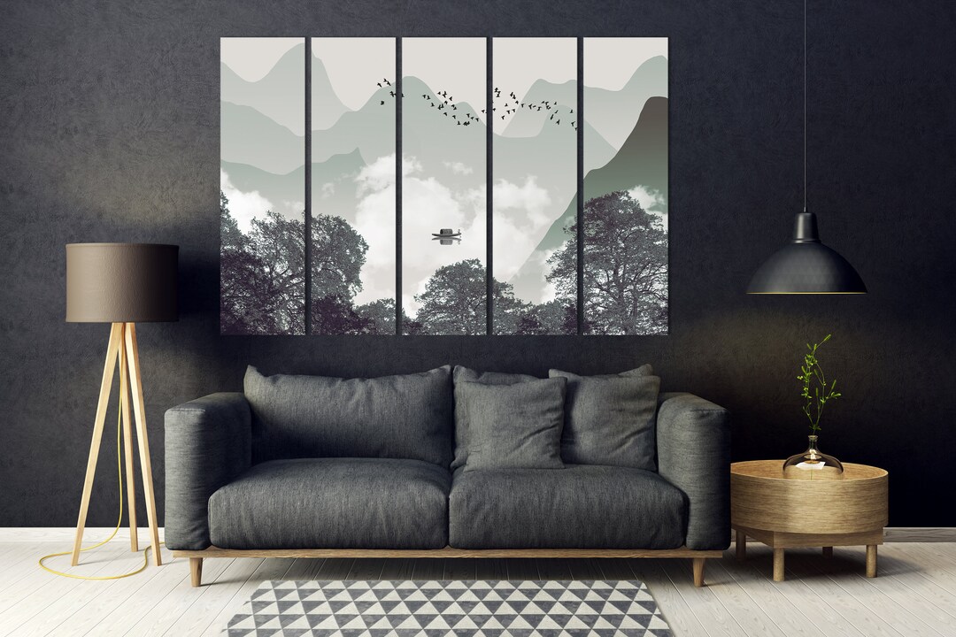 Japanese Wall Art Mountain Print Art Japan Print Mountain Canvas Art ...