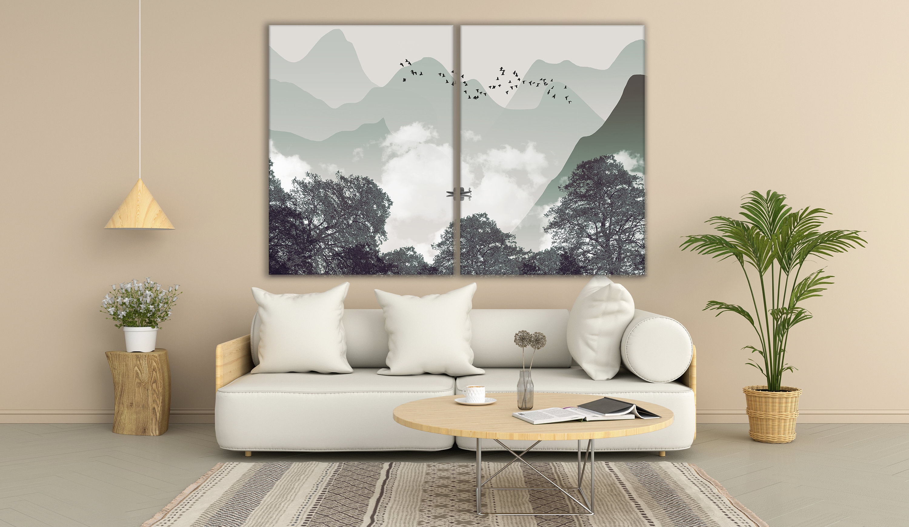 Japanese Wall Art Mountain Print Art Japan Print Mountain Canvas Art ...