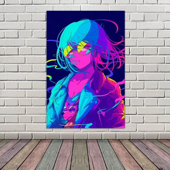 Anime Canvas Wall Art Anime Girl Poster Children Room Decor - Etsy