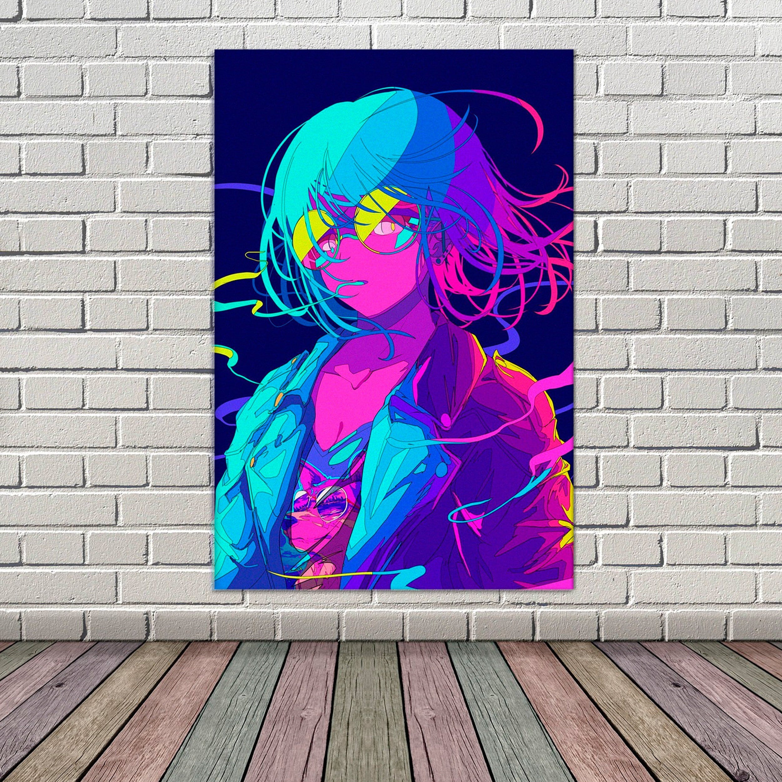 Anime Canvas Wall Art Anime Girl Poster Children Room Decor - Etsy