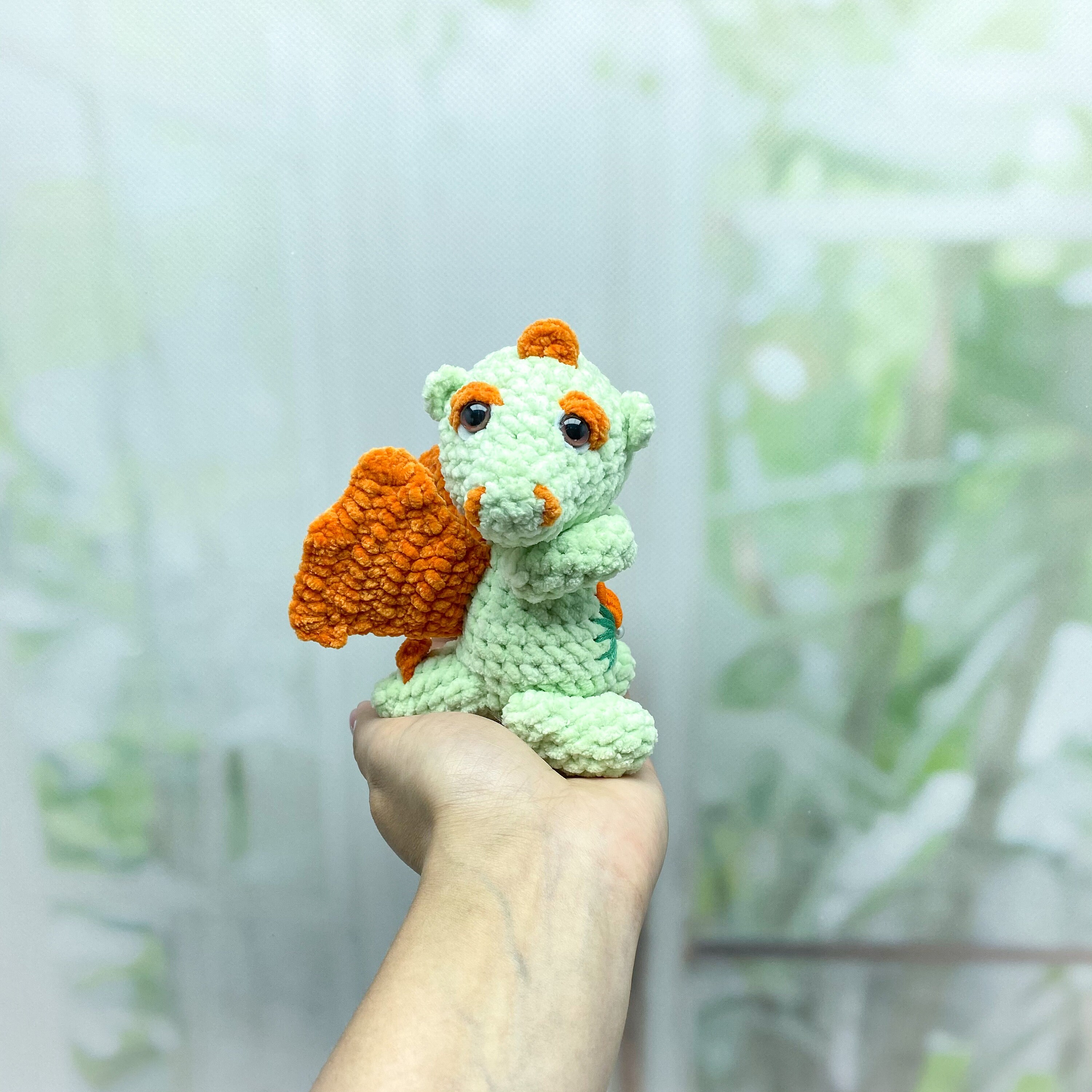 Tiny crochet Dragon crochet dragon pattern stuffed animal Etsy