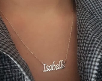 Personalised Name Necklace | Custom Name Necklace | Silver Name Jewelry | Personalised Jewelry | Personalised Gold Necklace | Custom Jewelry