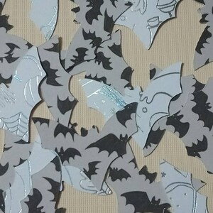 Halloween Bat Table Scatters, bats and shiny Halloween themes, table confetti, table decorations