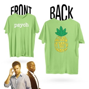 Psych TV Show Inspired Graphic Tee - Embrace Your Inner Detective with this &quot;I&#39;ve Heard It Both Ways&quot; Quote Design