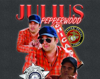 New Girl Nick Miller &quot;Julius Pepperwood&quot; Graphic Tee - Unleash Your Inner Detective!