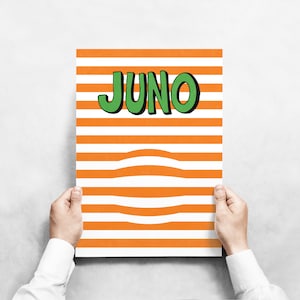 Juno Minimal Movie Poster - Captivating Art for Indie Film Enthusiasts