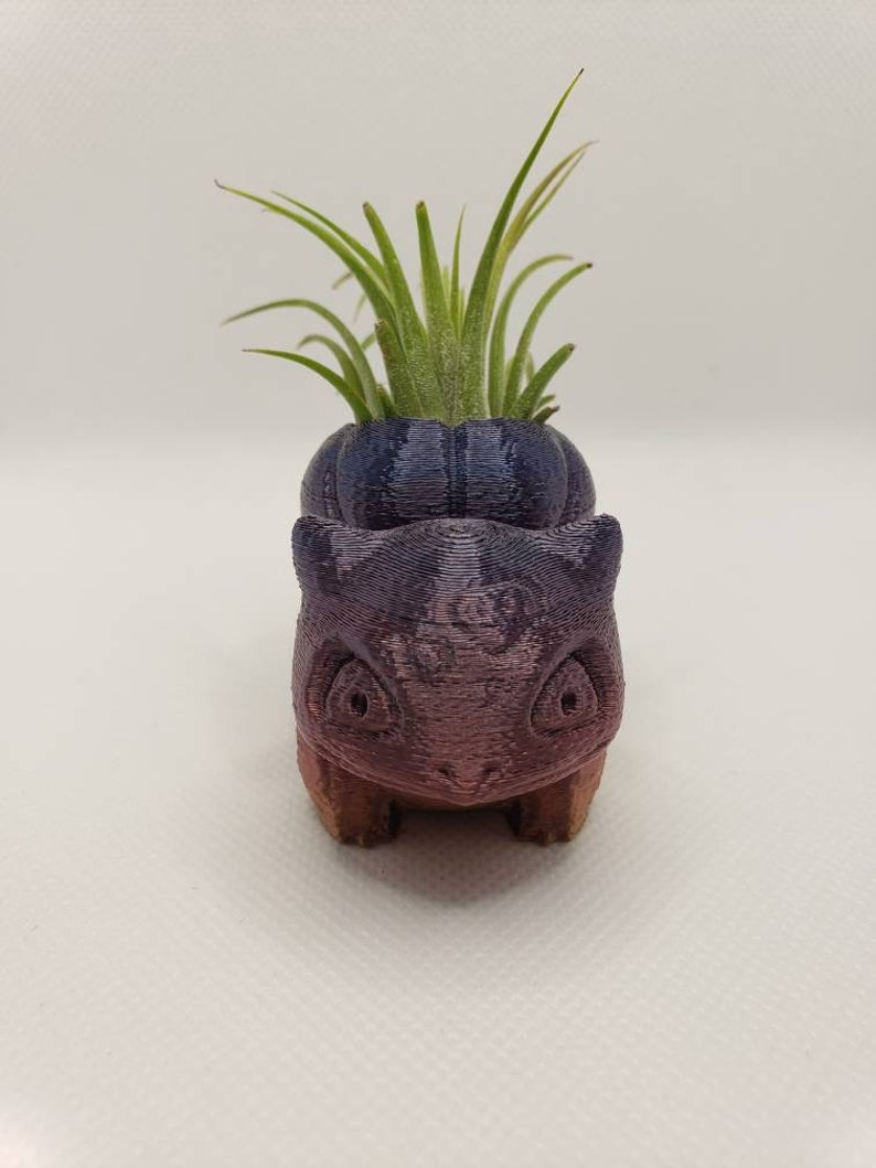 Small 3D printed Bulbasaur planter. Etsy