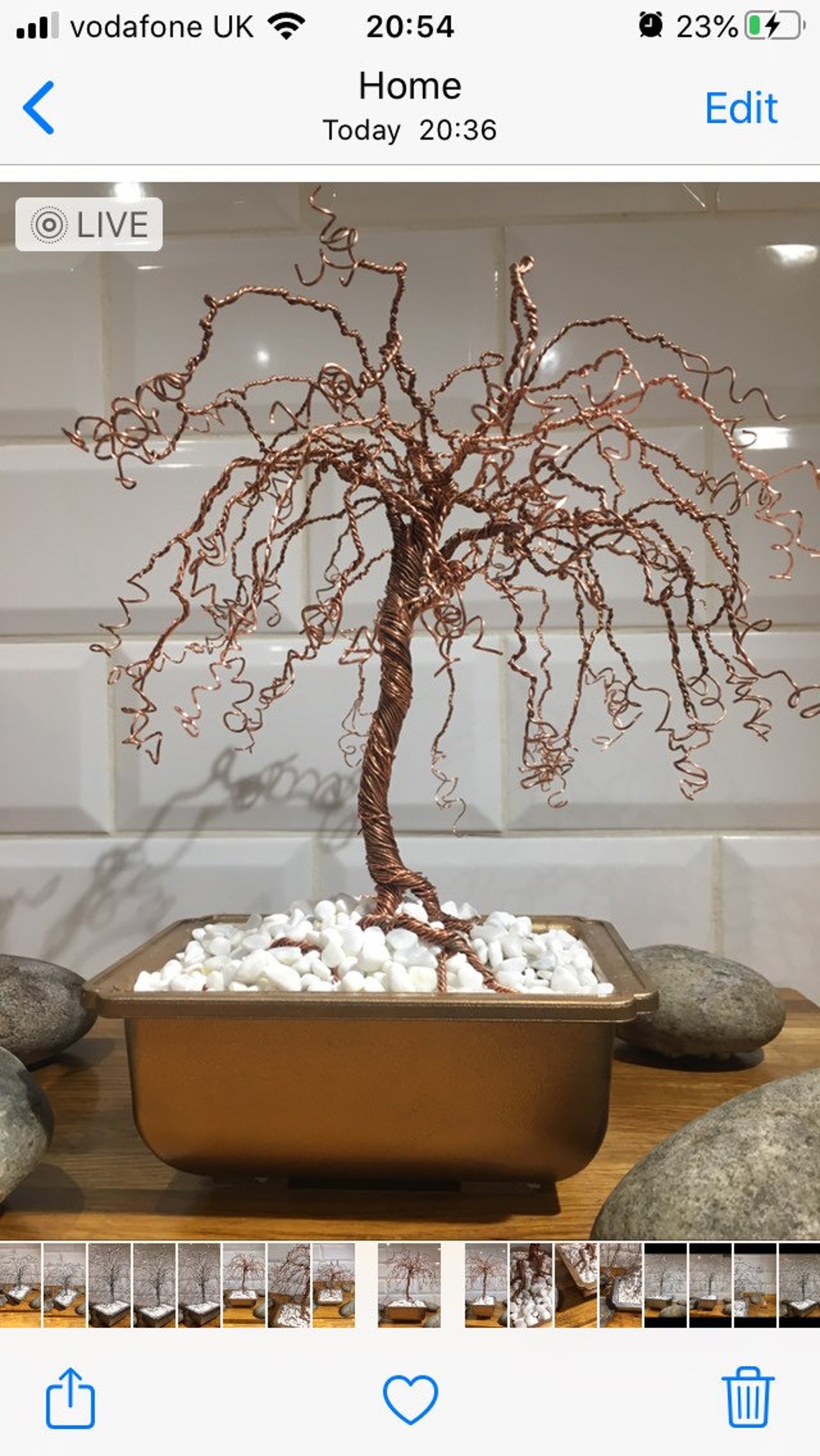 Weeping Willow Copper Wire Tree Sculpture 2020 Etsy