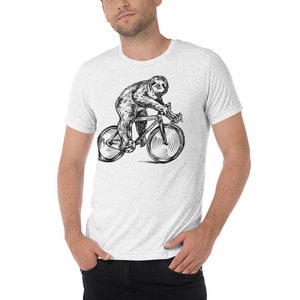 100% sloth on a bike author's drawing on a transparent background vector eps printable, funny print, funny t-shirt, funny animals, EPS 10 image 2