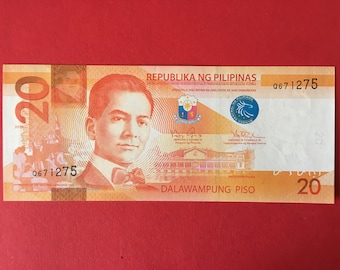 Philippines 20 Piso Billet 2010 UNC.- Papier-monnaie - Billets de banque étrangers du monde - Papier-monnaie.