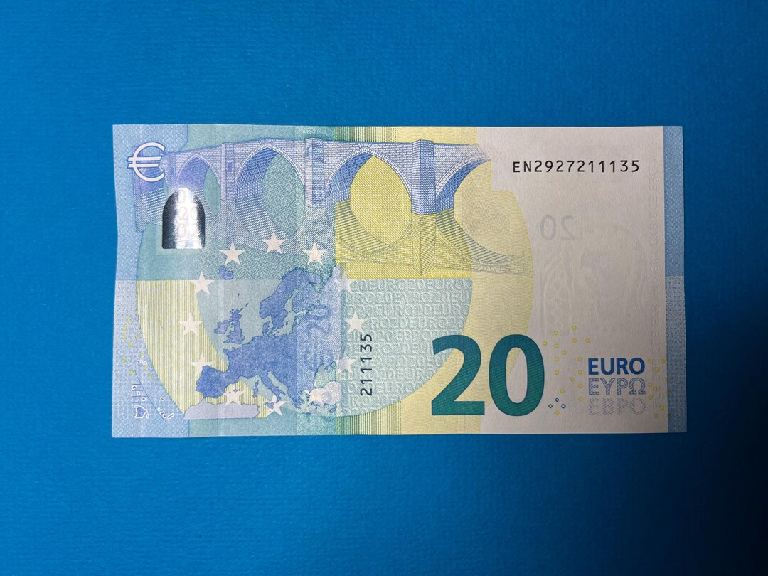 20 Euro 2015 Banknote /lucky Number Banknote/fancy Serial Number - Etsy