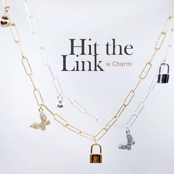 Paper Clip Necklace - Etsy