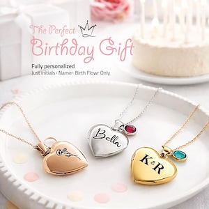 Birth Flower and Birthstone Jewelry