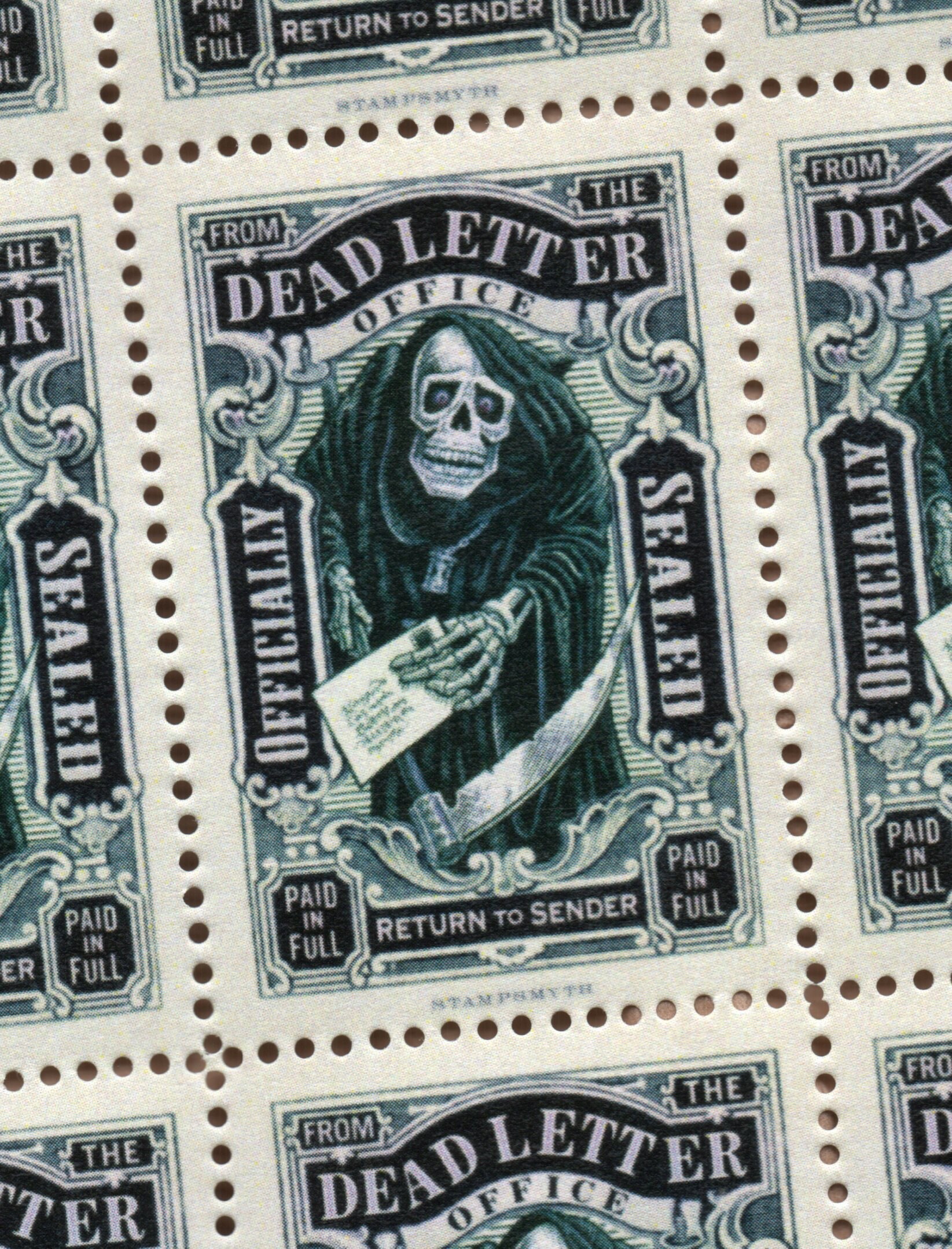 Dead Letter Office Alle Hallows Post Office Halloween Etsy