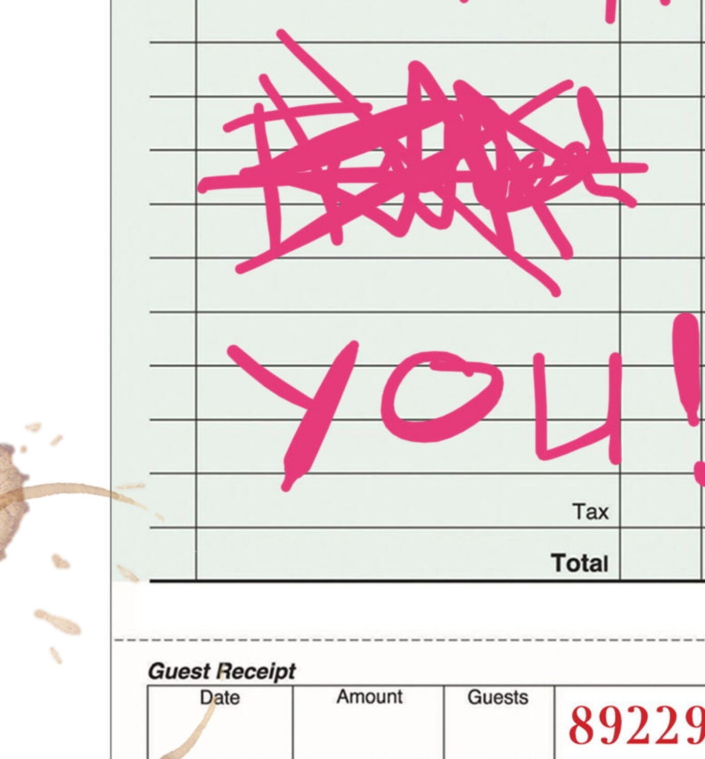 Guest Check Pop Art Fuck You Receipt College Traveling Etsy guest-check-pop-art-fuck-you-receipt-college-traveling-etsy
