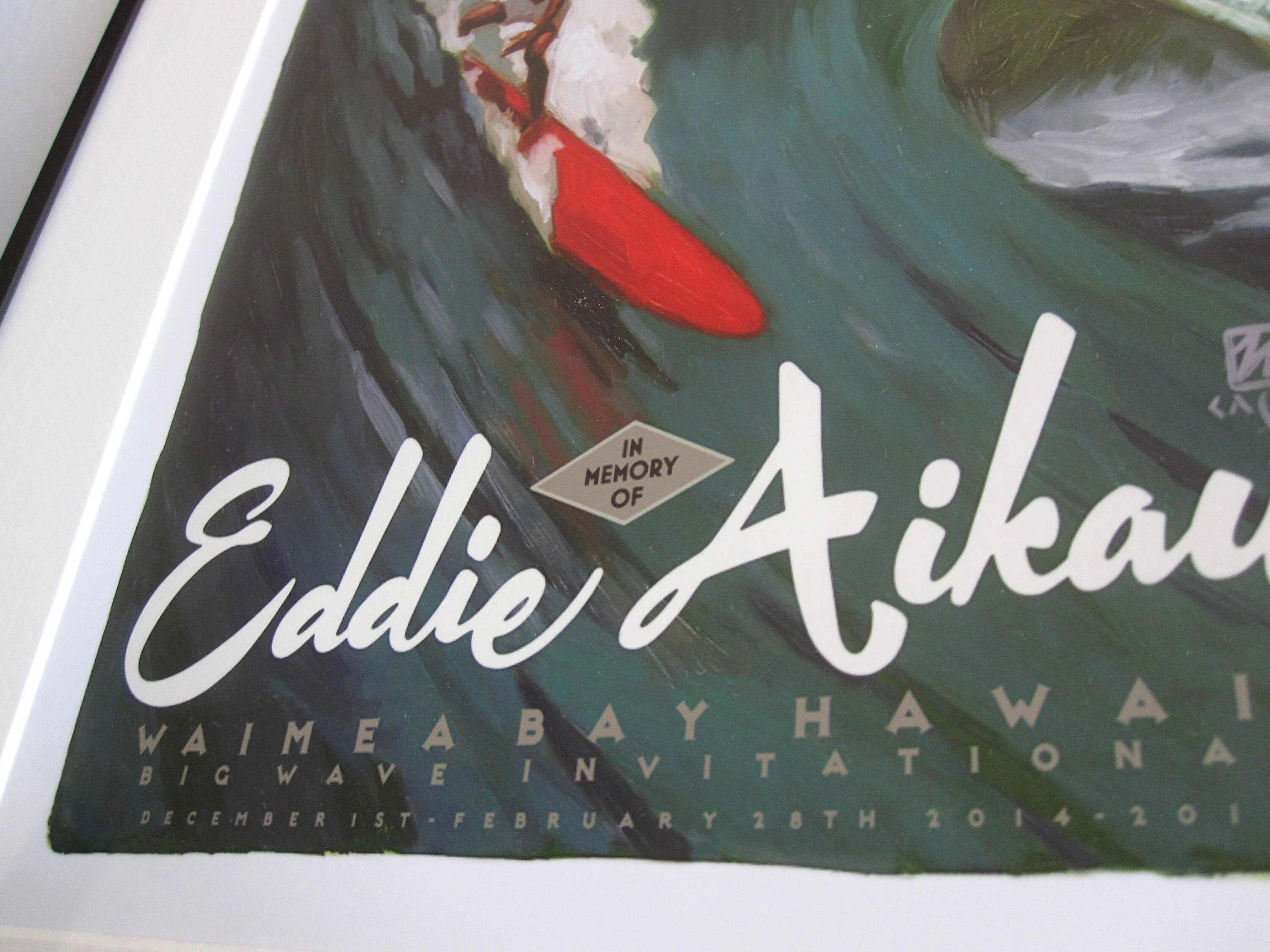 Eddie Aikau Surfing Iconic Hawaii Vintage Poster Art Print Etsy UK