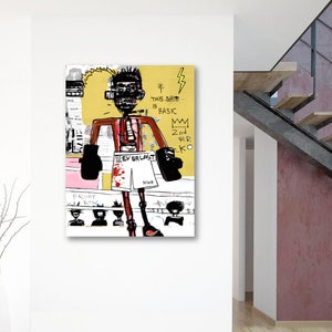 Neoexpressionism, Popkonst, Boxning, Front Row, Urban Shabby, Art Brut, Modern konst, Heminredning, Väggkonst, Utskrivbar nedladdning
