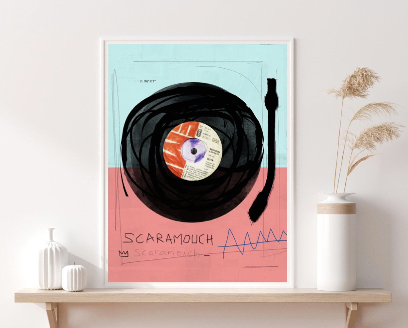 Poster Sur Toile Bohemian Rhapsody - 60x90 Cm - Décoration Murale Salon Ou Chambre - Style Sans Cadre