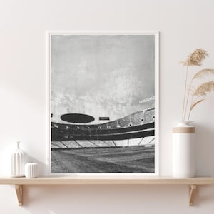 Arrowhead Stadium, Kansas City Chiefs, Sketch Design, Modern Art, Black White, Football Wall Art, Home Decor, Printable Download