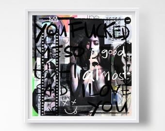 Large Pop Art, Fucked good, Nude Art, Porn, Sex, LOVE, Girl Stockings, Cumshot, Modern Art, Wall Art, Home Decor, Printable Download