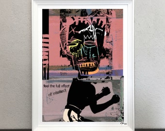 Neo Expressionism, Pop Art, Modern Art, Effect of Intellect, RAW, Funky, Wall Art, Home Decor Limited Stefan Bammert