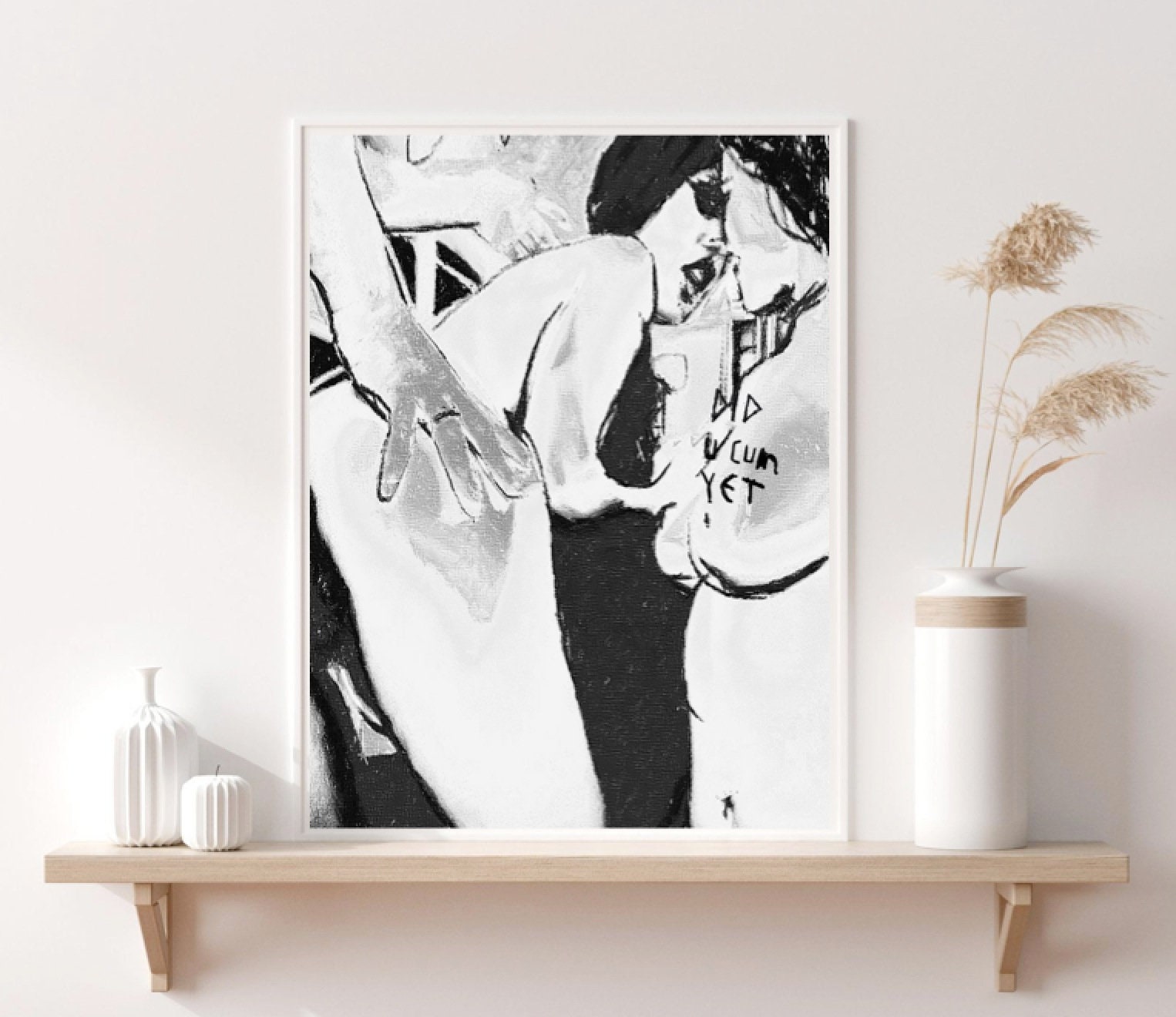 Nude Art Porn Threesome Girls Cum Black White Urban - Etsy Australia