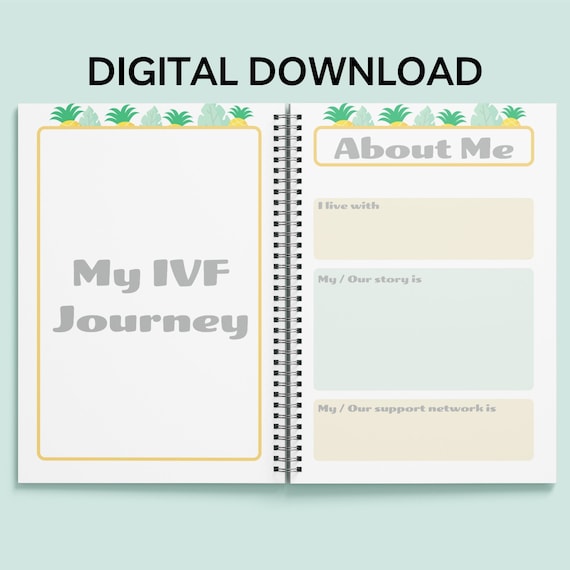 Printable planner, Ivf, Medication tracker