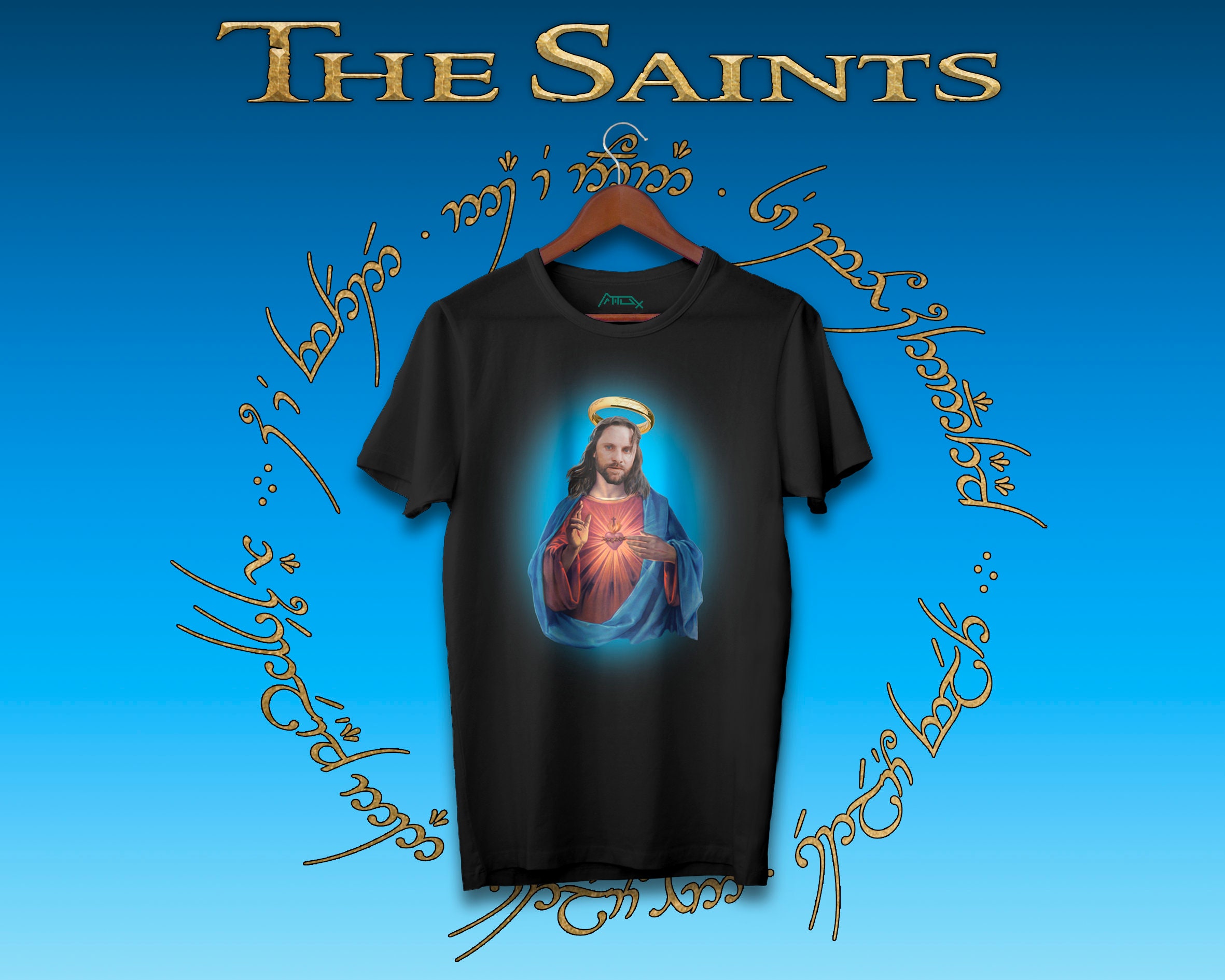 Saint Aragorn & Saint Arwen Unisex T-shirt Lord of the Ring Lotr