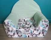 Children 39 s armchair Children 39 s cushion Mint savannah armchair Safari