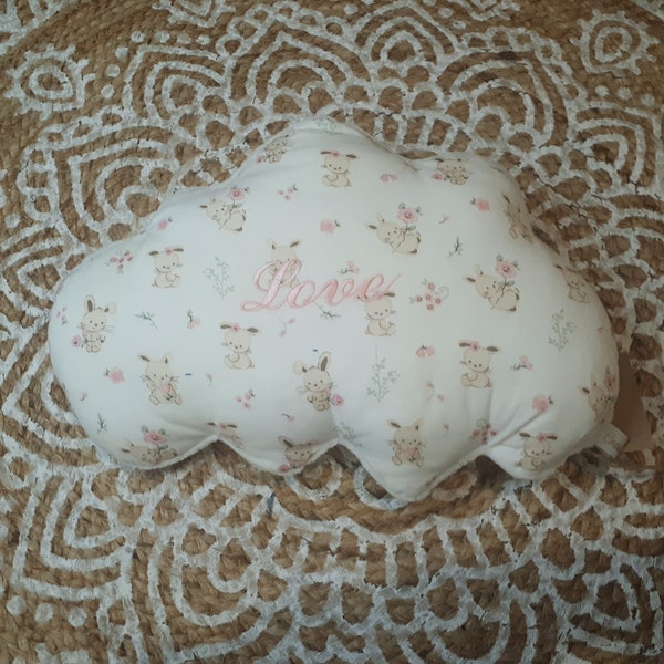 Coussin nuage/ coussin enfant/ coussin décoratif/ coussin brodé