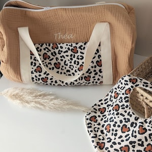 Bolsa de lona personalizable | Bolsa de viaje | Bolsa de pañales | Bolsa infantil | Bolsa de fin de semana | Bolsa de viaje | Bordado personalizado