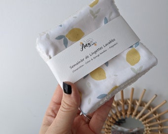 Washable makeup remover wipes