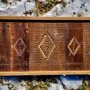 One-of-a-Kind Carved Barnwood Art | Handcrafted Rustic Decor | Vintage Wall Art